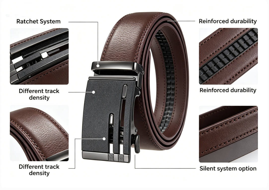Ratchet System Different track density
