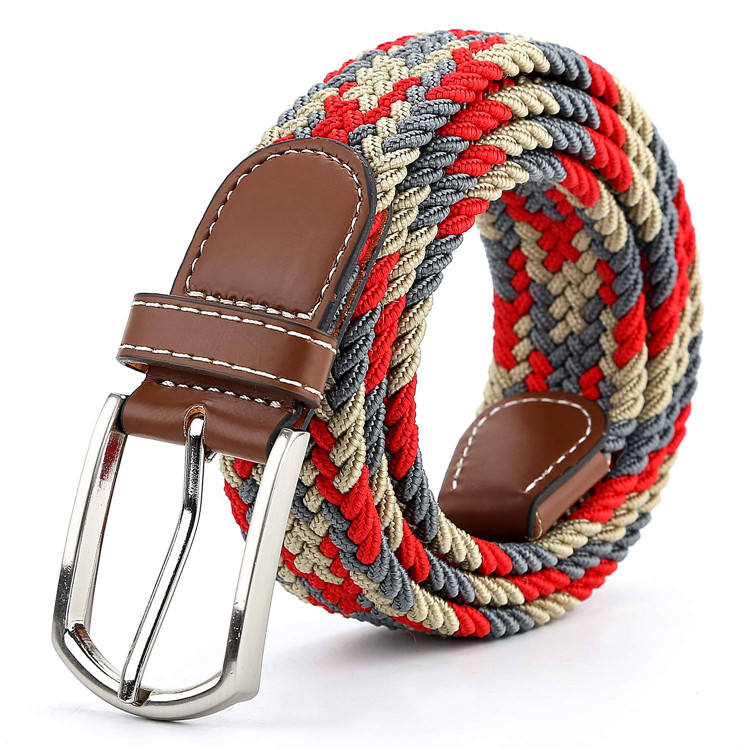 Multi-Color Braided Belt