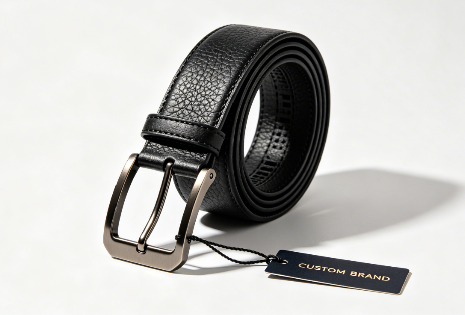 Hang Tag leather belt