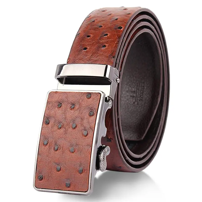 Ostrich Embossed Leather