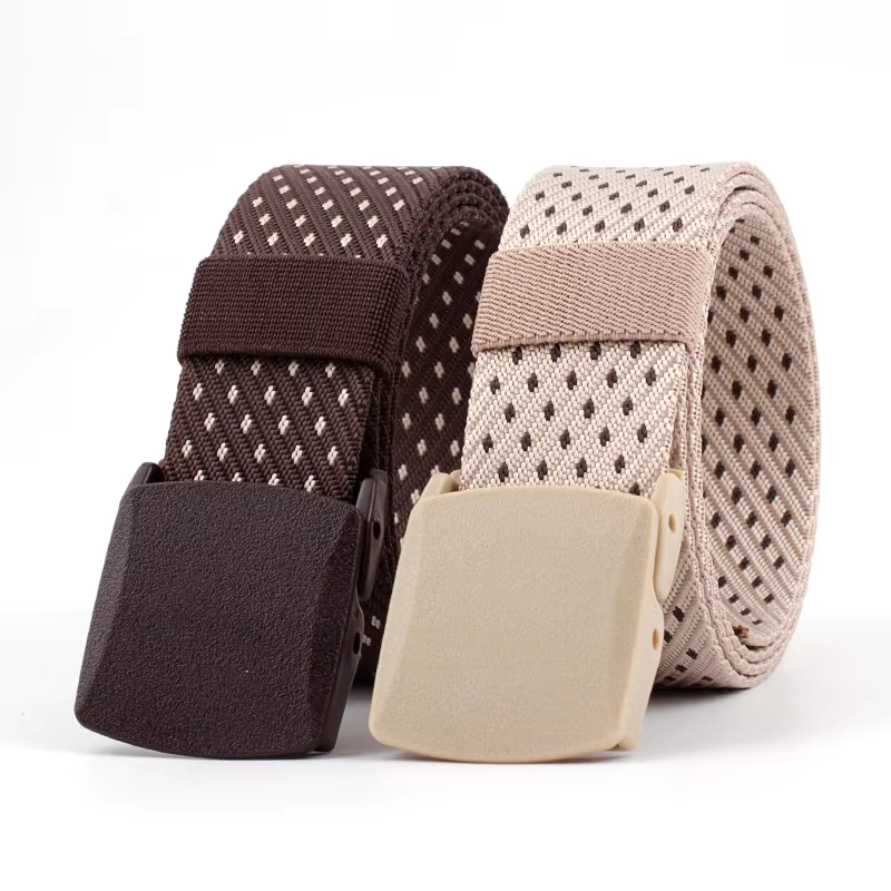 Canvas Belt Manufacturer Custom Outdoor Web Belt with Plastic Buckle