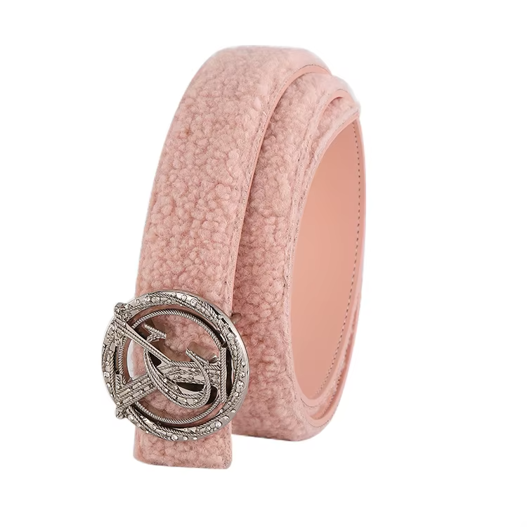 custom logo wholesale fashion casual horsehair pin buckle pale buckle