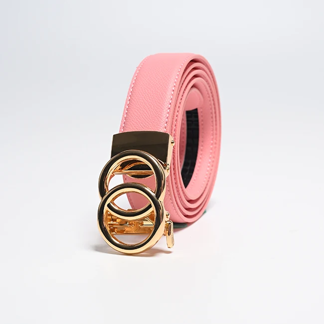 custom women's genuine leather ratchet belt with double o ring gold buckle custom women's genuine leather ratchet belt with double o ring gold buckle
