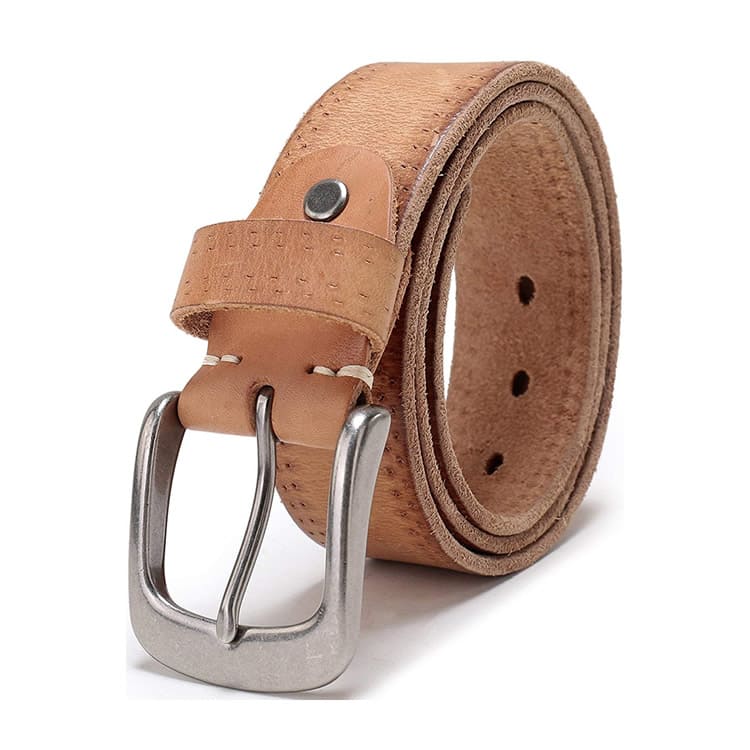italian full grain leather belt for men