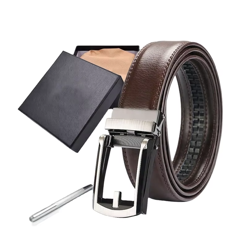 precision sliding ratchet belt in genuine leather for business professionals precision sliding ratchet belt in genuine leather for business professionals