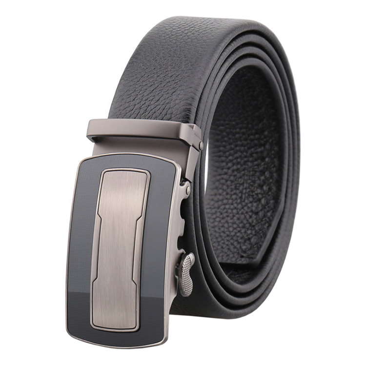 oem click ratchet leather belt for men