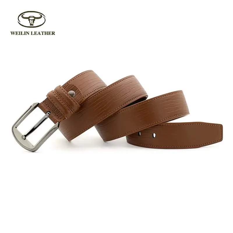 wholesale custom genuine leather cowhide pin buckle belt for men wholesale custom genuine leather cowhide pin buckle belt for men