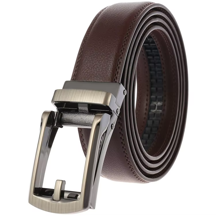 precision sliding ratchet belt in genuine leather for business professionals precision sliding ratchet belt in genuine leather for business professionals