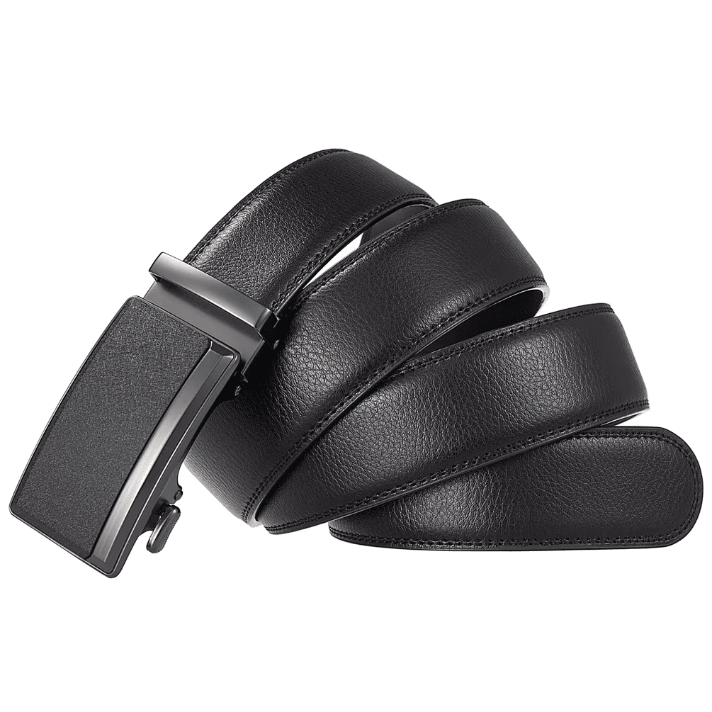 premium cowhide leather belt with zinc alloy automatic buckle for business premium cowhide leather belt with zinc alloy automatic buckle for business