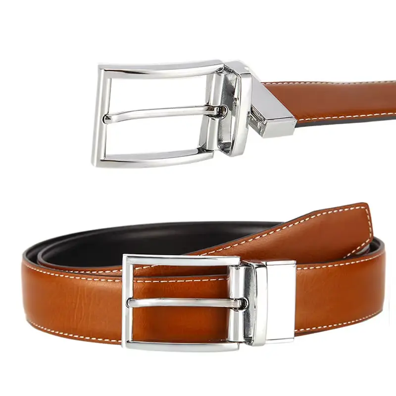 custom reversible genuine cowhide leather belt for men custom reversible genuine cowhide leather belt for men