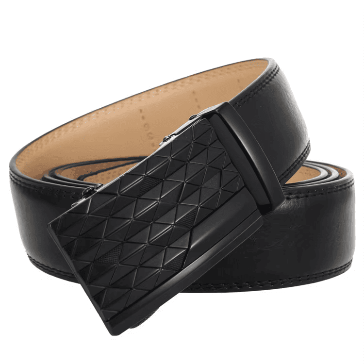 business casual leather belt lightweight genuine leather ratchet belt for men