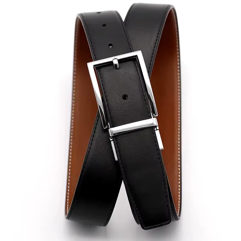 custom reversible genuine cowhide leather belt for men custom reversible genuine cowhide leather belt for men