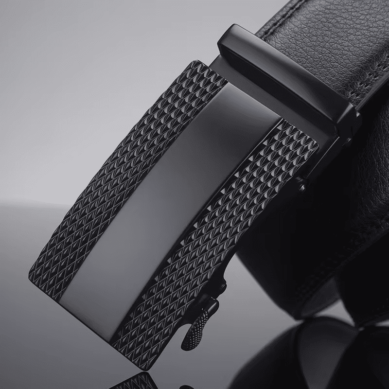 genuine leather click buckle belt comfort fit genuine leather ratchet belt