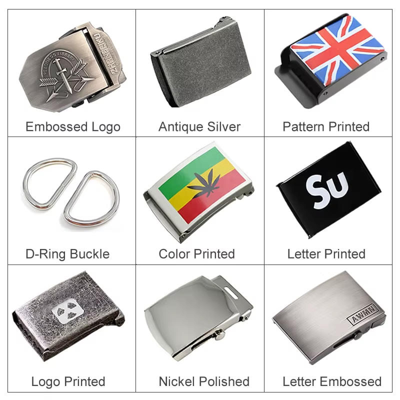 fashion logo pattern cotton belt with alloy buckle fashion logo pattern cotton belt with alloy buckle