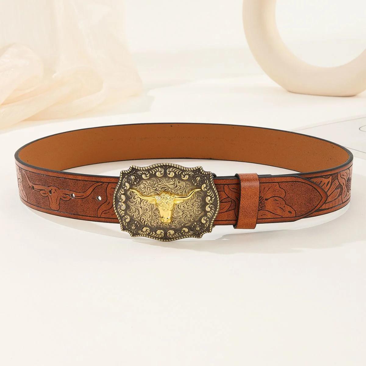 custom embossing design belt strap bull head big alloy plate buckle pu belts custom embossing design belt strap bull head big alloy plate buckle pu belts
